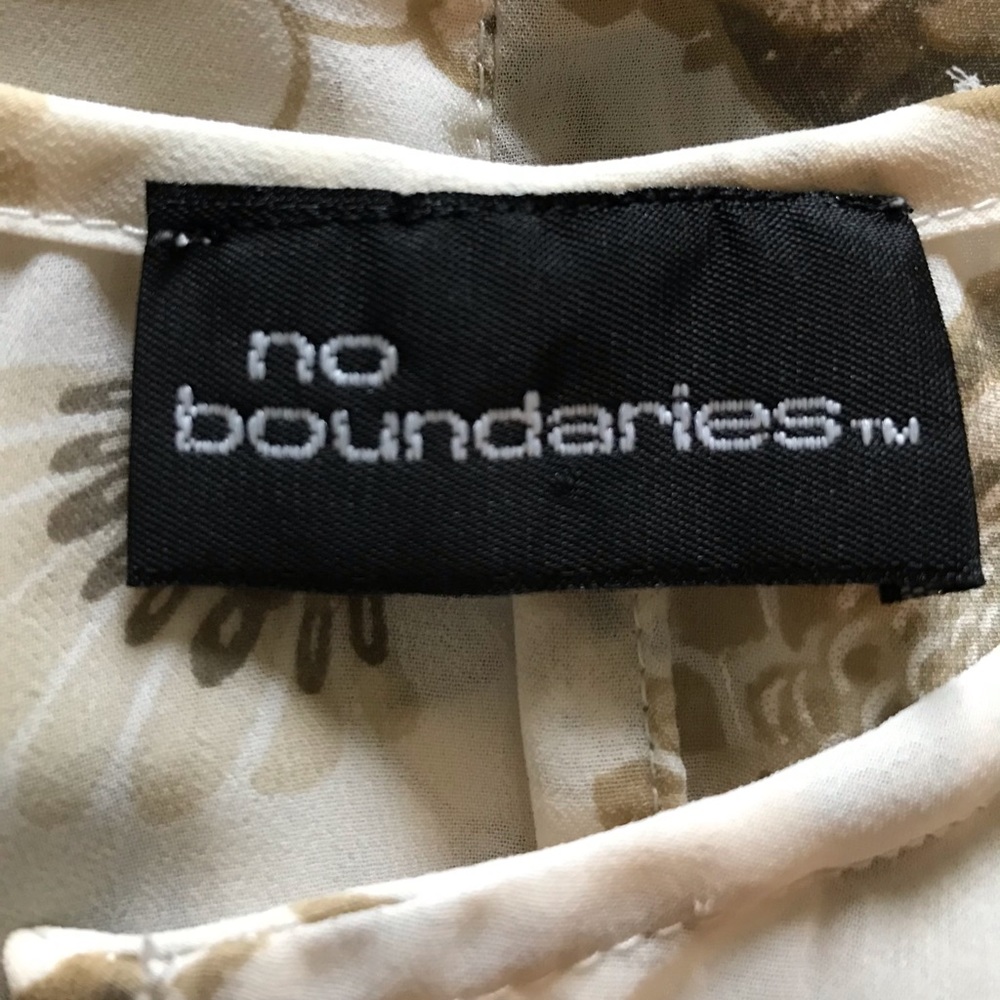 No Boundaries Sheer Button Front Top - Picture 5 of 5